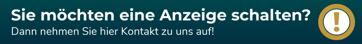 Ein Werbebanner mit dem Text: "Sie möchten eine Anzeige schalten? Dann nehmen Sie hier Kontakt zu uns auf!"